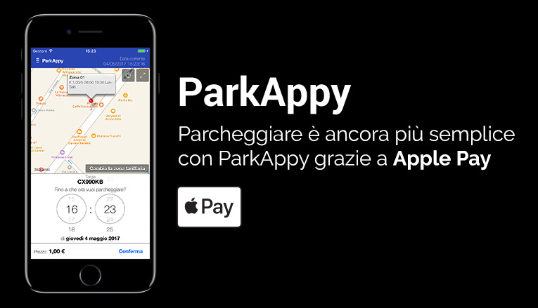 ParkAppy, App mobile per il parcheggio