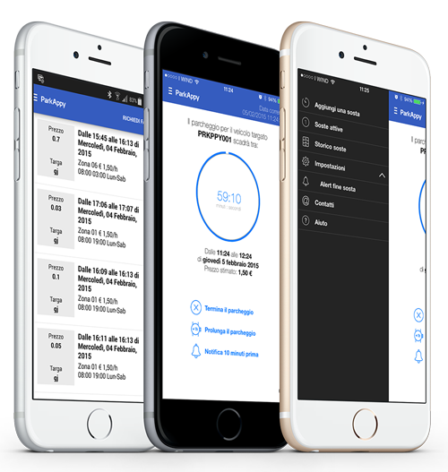 ParkAppy, App mobile per il parcheggio