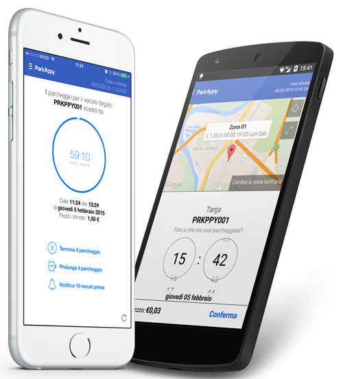 ParkAppy, App mobile per il parcheggio