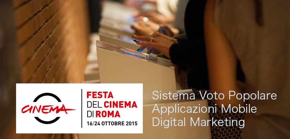 Sviluppo Applicazioni Mobile, Festa del Cinema di Roma Sistema Voto